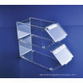 Acrylic Stackable Bins for Ingredients, Candies, Ice Cream Toppings